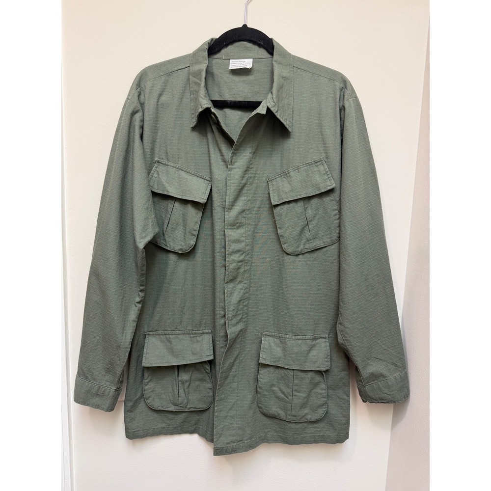 Rothco BDU Shirt Jacket Mens M Regular Olive Drab Ripstop Military Utility